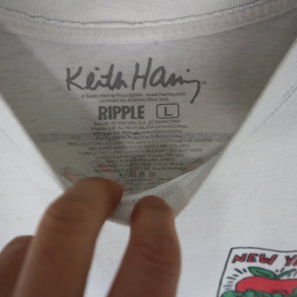 Keith Haring New York City Graphic Tee Mens Large - Picture 5 of 8